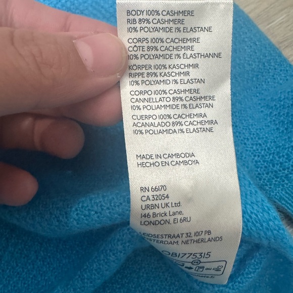 NWT The Shea Oversized Boxy Cashmere Sweater by Maeve boho western quiet luxury - Picture 7 of 9